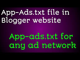 app ads txt file in ger for