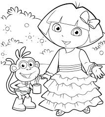 Dora printable coloring pages will not be rejected by your kids. Pin On Free Coloring Pages