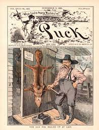puck magazine political cartoon 1885