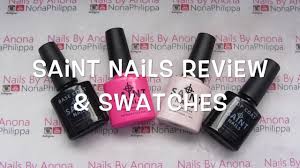 saint nails gel nail polish review