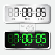 Vector Electronic Alarm Clock Icon