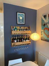 Wall Mounted Gin Bar Wine Rack Cocktail