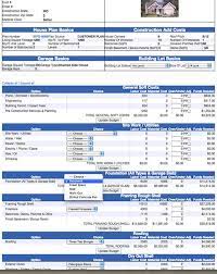 Estimated Cost To Build Report