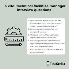 facilities manager interview questions