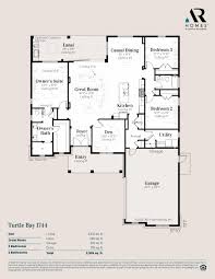 the turtle bay 1744 plan ar homes by
