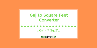 Technical units conversion tool for surface area measures. Gaj To Square Feet Converter 1 Gaj Square Feet Unit Converters For Land Measurement