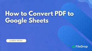 convert pdf to google sheets free 3