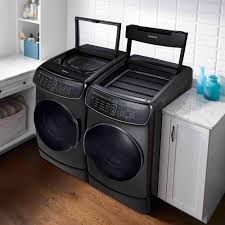 Shop our best washer and dryers sets at lowe's. Shop Samsung Wv60m9900av Dve60m9900v Flex Washer Dryer Set At Lowe S Canada Laundry Laundry Pedestal Washer And Dryer Sale
