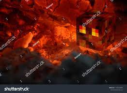 Fire Slime Minecraft Stock Photo 1146255860 | Shutterstock