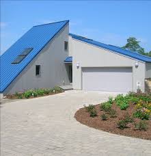 75 exterior home with a blue roof ideas