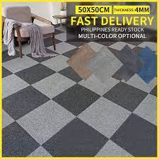 carpet tile mat 50x50cm self adhesive