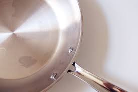 how to clean burnt stainless steel pots