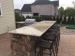 Sienna Bordeaux Granite Outdoor Bar