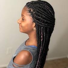 Medium blonde balayage hairstyle with dynamic layers. The 11 Cutest Box Braids For Kids In 2021