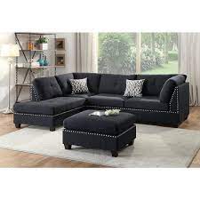 L Shaped Sectional Sofa With Ottoman