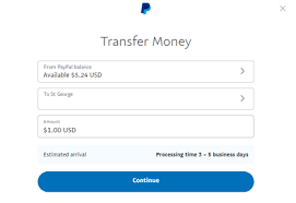 to withdraw money from a paypal account