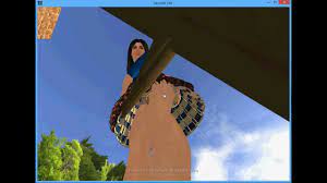 Giantess Sweeping The Ground in Second Life - YouTube