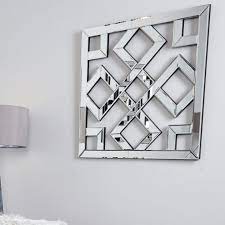Diamond Geometric Mirror Wall Art All