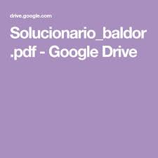 A2 ÷ a = a y ab ÷ a = b y tendremos: Solucionario Baldor Pdf Google Drive Algebra Baldor Baldor Didactico