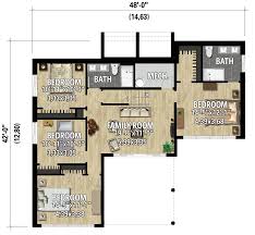 Lake House Plan With Three Levels Of