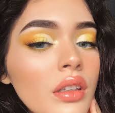 yellow eye makeup howtowear fashion