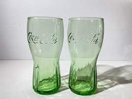 Set Of 2 Coca Cola Glass Glass Cup