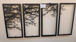 Tree Branch Metal Wall Art Set Of 3