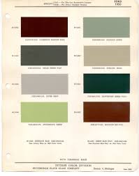 Paint Chips 1950 Ford Fleet
