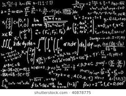 Blackboard With Mathematics Formula Vector Illustration