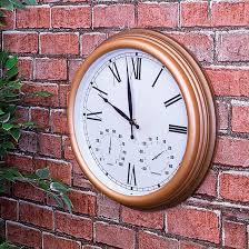 Outdoor Clock With Thermometer