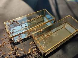 Clear Glass Jewelry Display Box