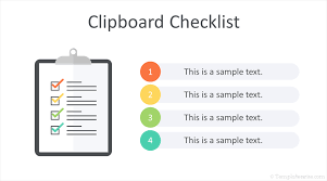 Clipboard Checklist Powerpoint Template Templateswise Com