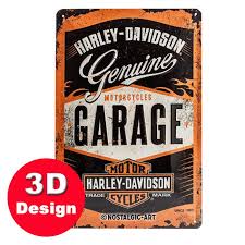 Harley Davidson 3d Metal Wall Art Small
