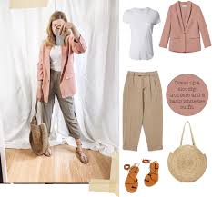 how to wear a pink blazer livelovesara