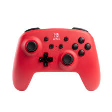 The pro controller is nintendo's option for the switch, and it is the controller of choice for many reasons. Enhanced Wireless Controller For Nintendo Switch Red Powera