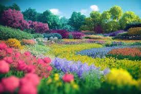 flower garden background images free