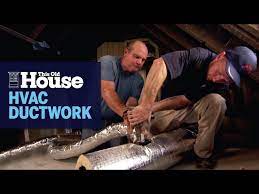 how to install hvac ductwork this old