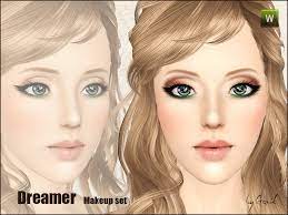 the sims resource dreamer makeup set