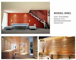 Moder Pvc 3d Wall Panels Decorative