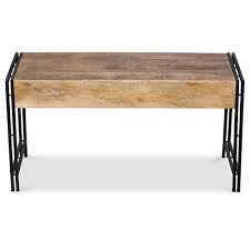 Choose traditional, modern designs or impressive executive desks. Buy Onawa Vintage Industrial Style Wooden Desk Natural Wood 58476 In The Europe Myfaktory