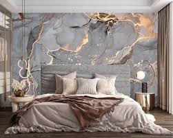 Gold Marble Wall Mural Wallpaper