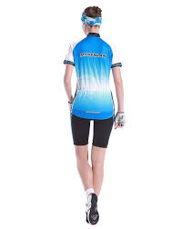 Mysenlan Womens Outdoor Short Sleeved Cycling Jersey Suits