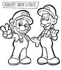 Free mario, yoshi, luigi super mario bros coloring pages to print. Mario And Luigi Pictures To Print Coloring Home