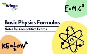 Basic Physics Formulas Notes For