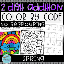 spring 2 digit addition without