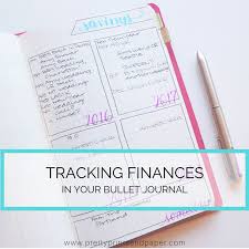 Financial Planning In My Bullet Journal Pretty Prints Paper