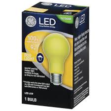 ge light bulb led a19 bug light 9
