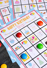 Cute Free Printable Birthday Bingo Game Crazy Little Projects
