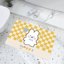 lovely absorbent non slip bathroom rugs