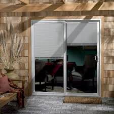 Jeld Wen 72 In X 80 In V 4500 White Vinyl Left Hand Full Lite Sliding Patio Door W Internal Blinds